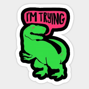 HUG ME DINOSAUR Sticker